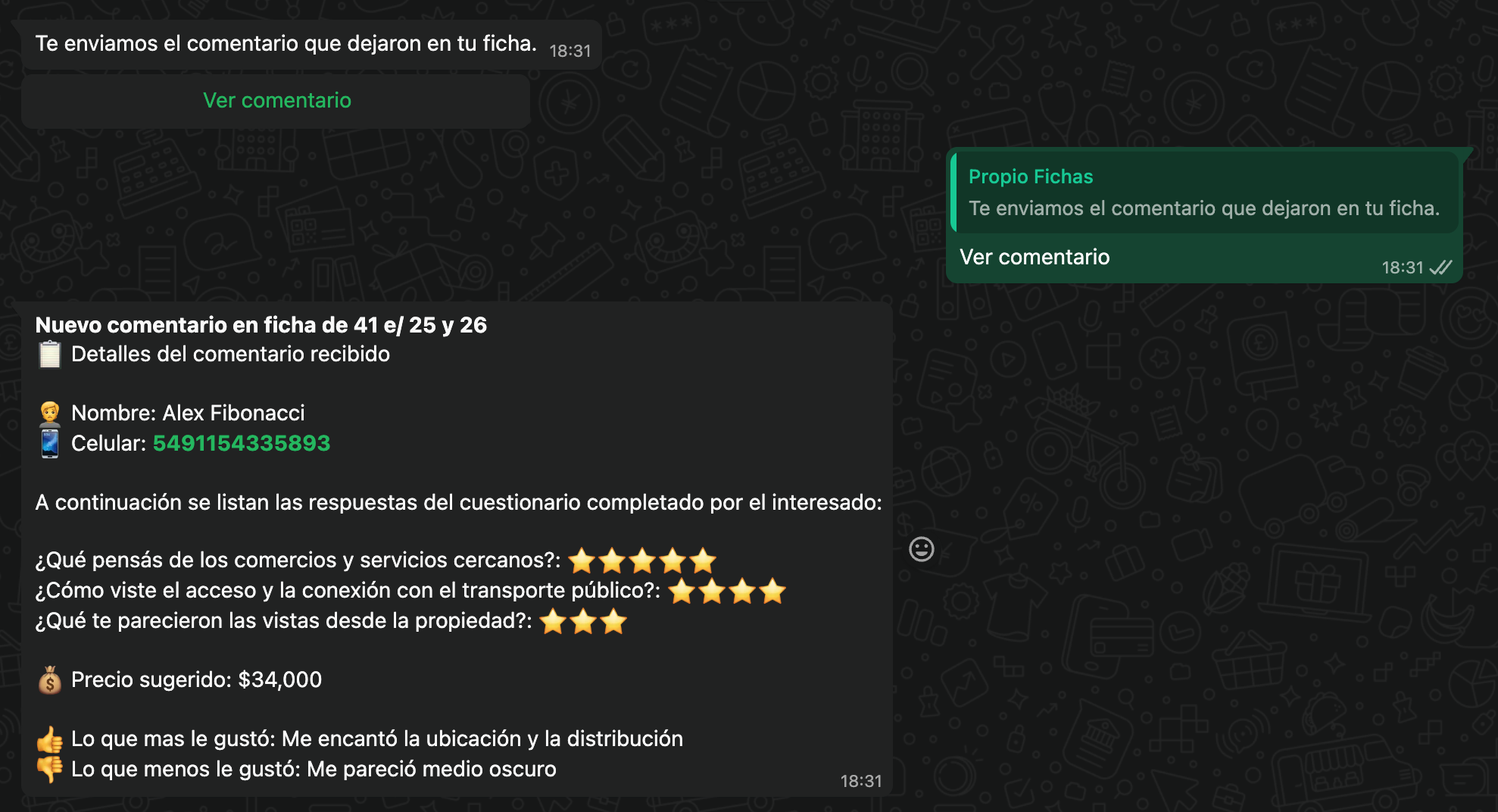 Ejemplo de cuestionario