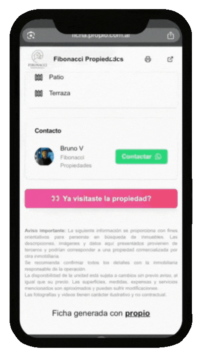 Demo de cuestionario visita Propio
